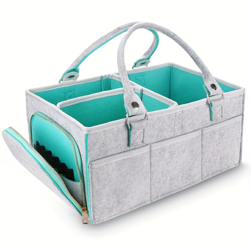 Baby Nursery Must Haves - Baby Diaper Caddy, Organizer Nursery Basket,