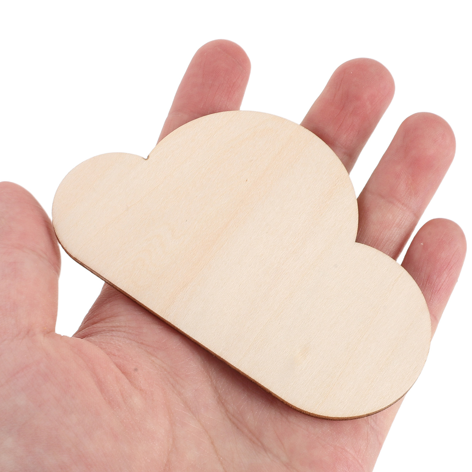 Baby Nursery Hot Air Balloon Theme - 6Pcs Wooden Wall Stickers Sky Theme