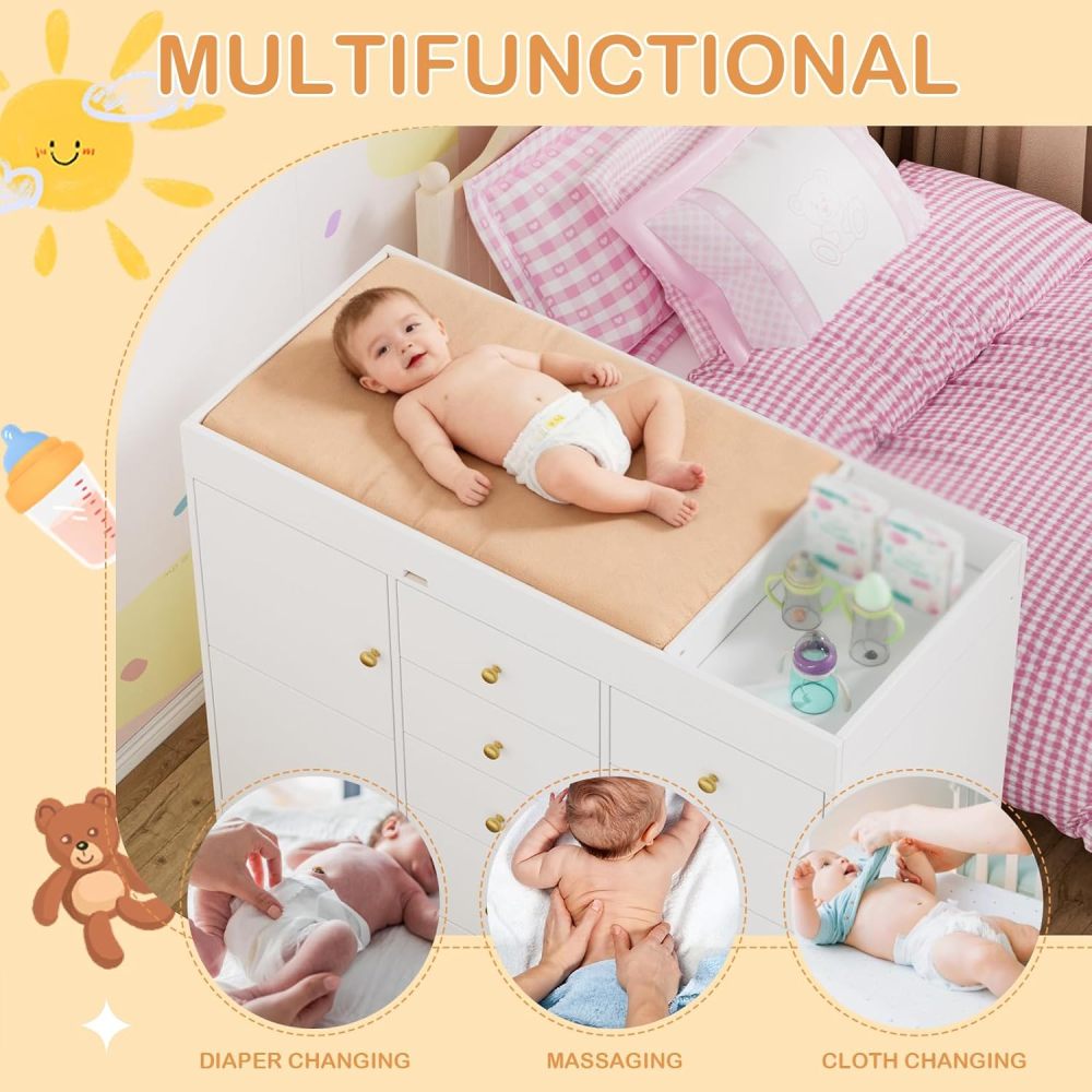 Baby Classic Nursery Dresser w - Baby Nursery Dresser Changing Table recension och pris