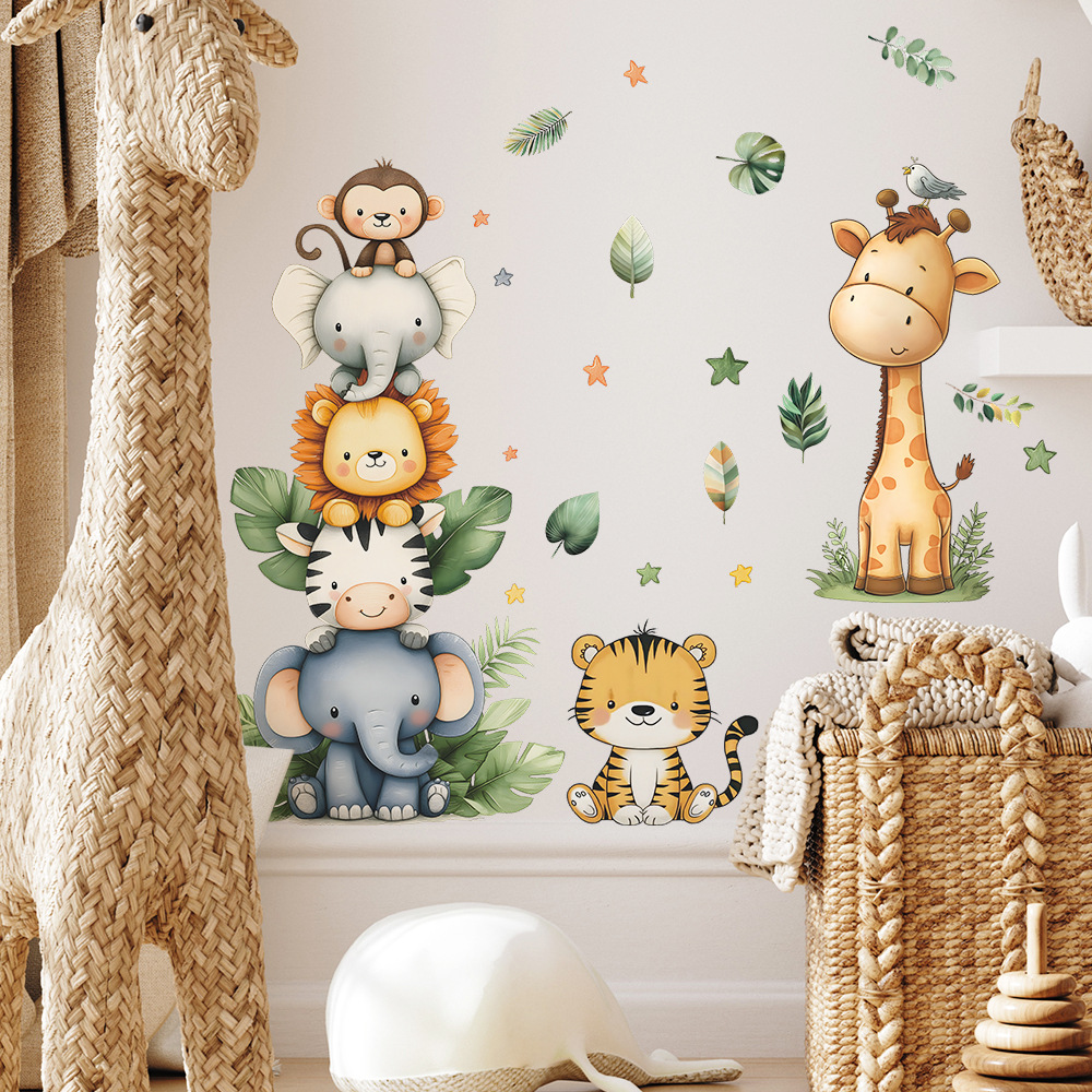 Boho Forest Animals Wall Stick - Baby Nursery Items recension och pris