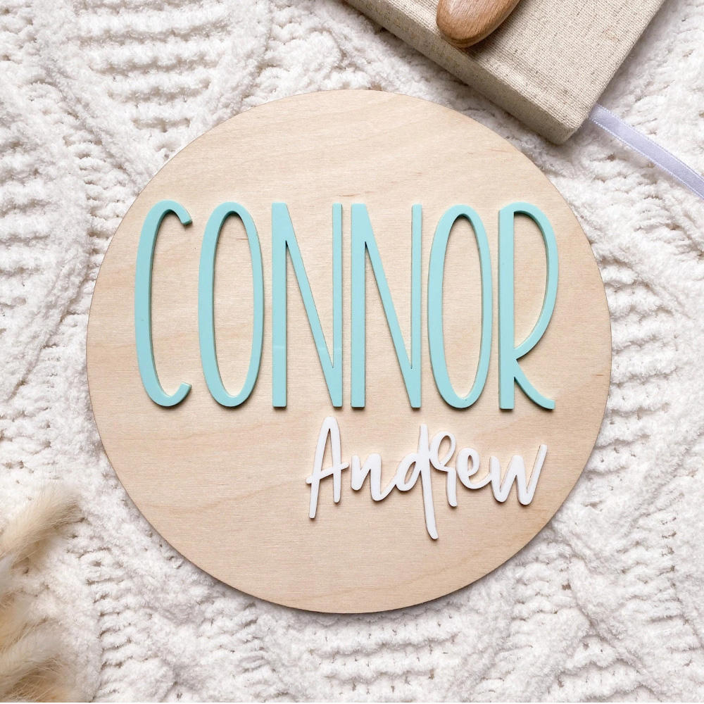 Personalised Birth Announcemen - Baby Nursery Toy recension och pris