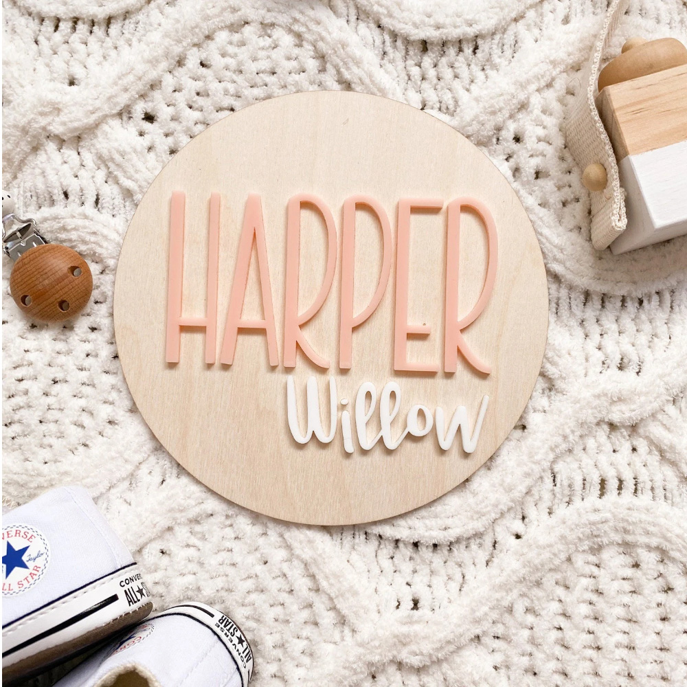 Personalised Birth Announcemen - Baby Nursery Toy recension och pris
