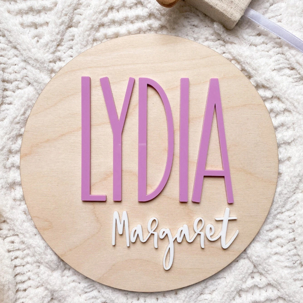 Personalised Birth Announcemen - Baby Nursery Toy recension och pris