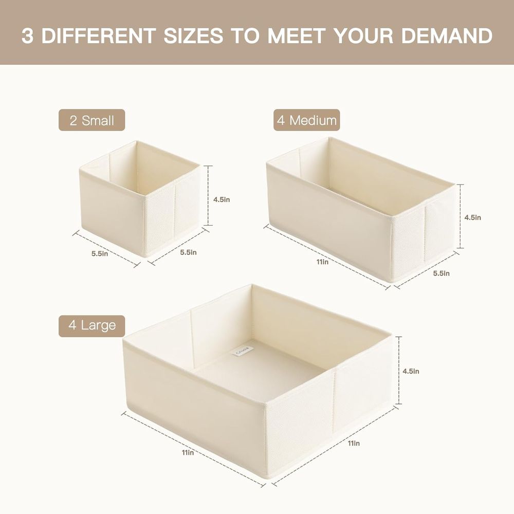 10 Pack Drawer Organizer for B - Baby Nursery Drawers recension och pris