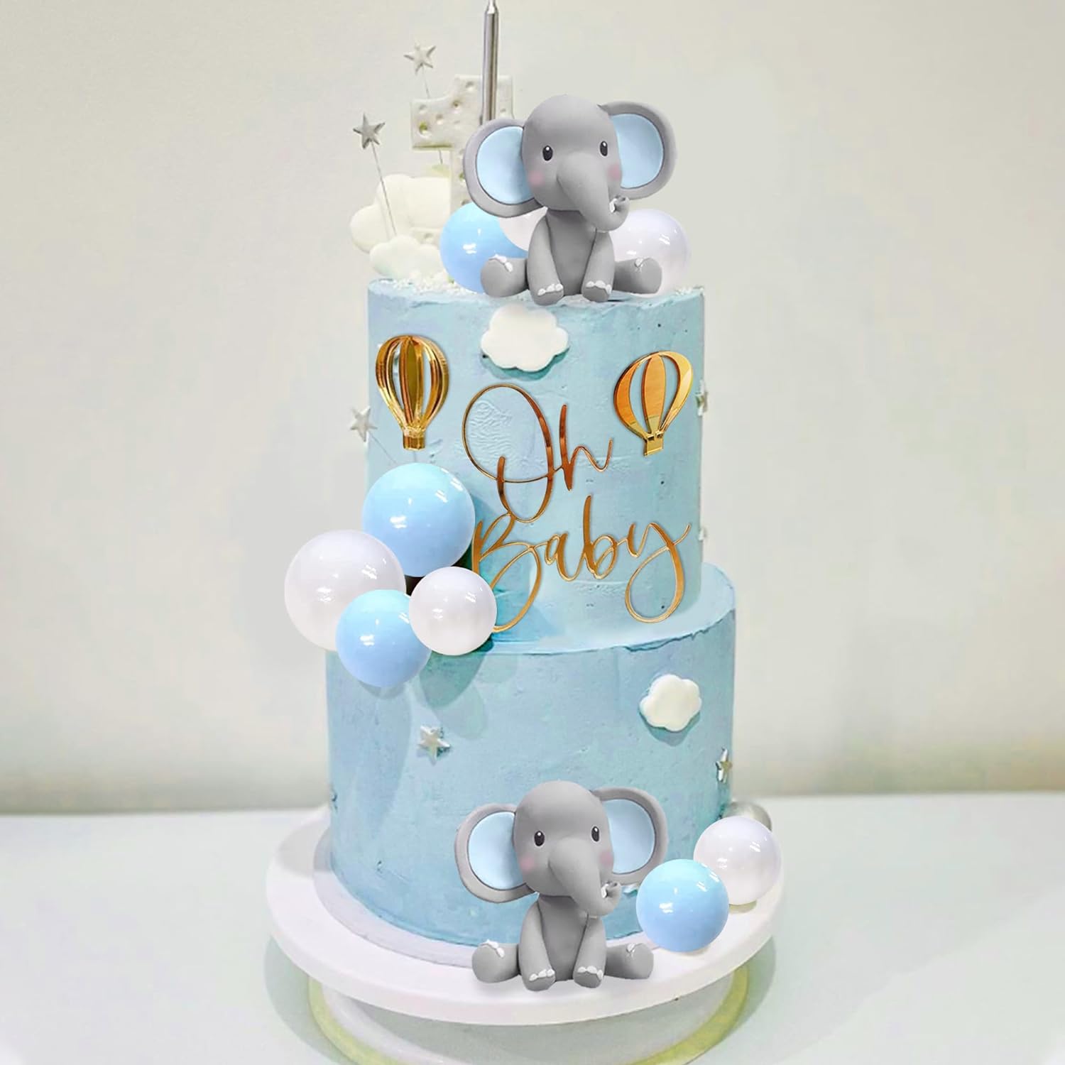 Elephant Cake Decoration Baby  - Baby Food Processor recension och pris