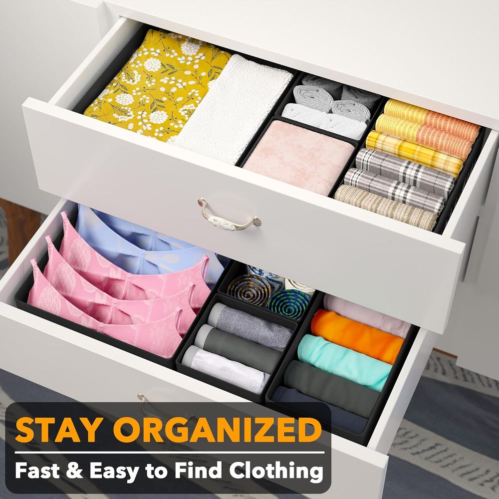 12 Pack Drawer Organizer Bins  - Baby Nursery Drawers recension och pris