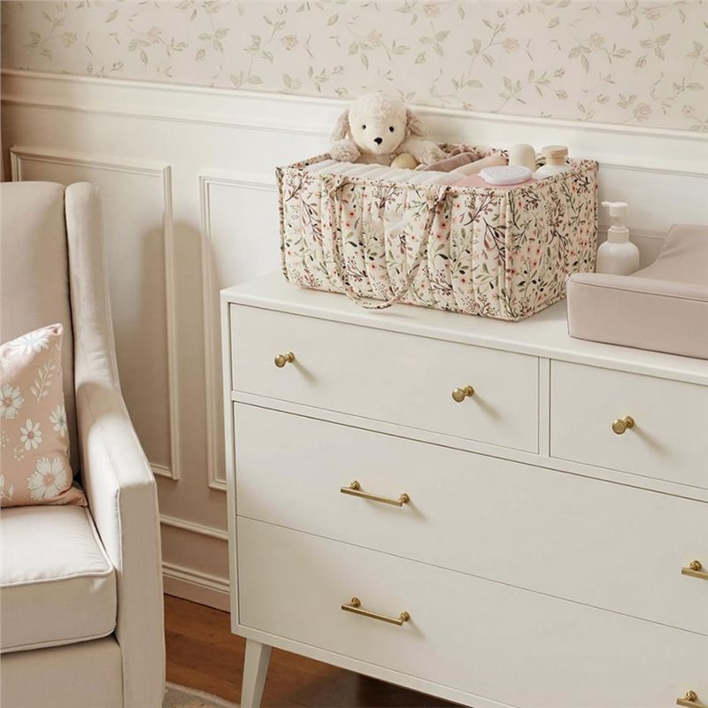 WOTT-Stylish Floral Diaper Cad - Baby Nursery Must Haves recension och pris