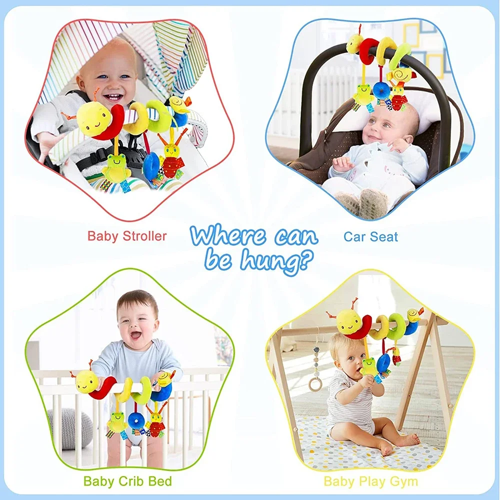 Spiral Stroller Toys Newborn P - Baby Nursery Mobile recension och pris