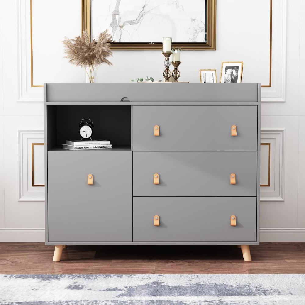 Baby Dresser Changing Table, T - Baby Nursery Dresser Changing Table recension och pris