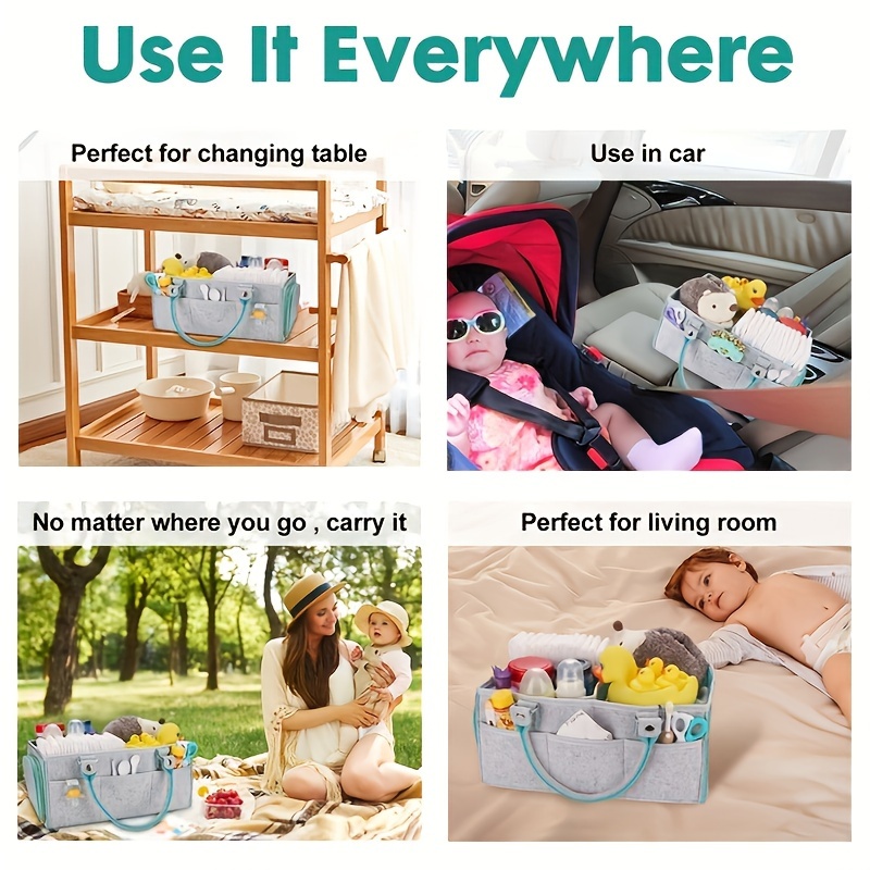 Baby Diaper Caddy, Organizer N - Baby Nursery Must Haves recension och pris
