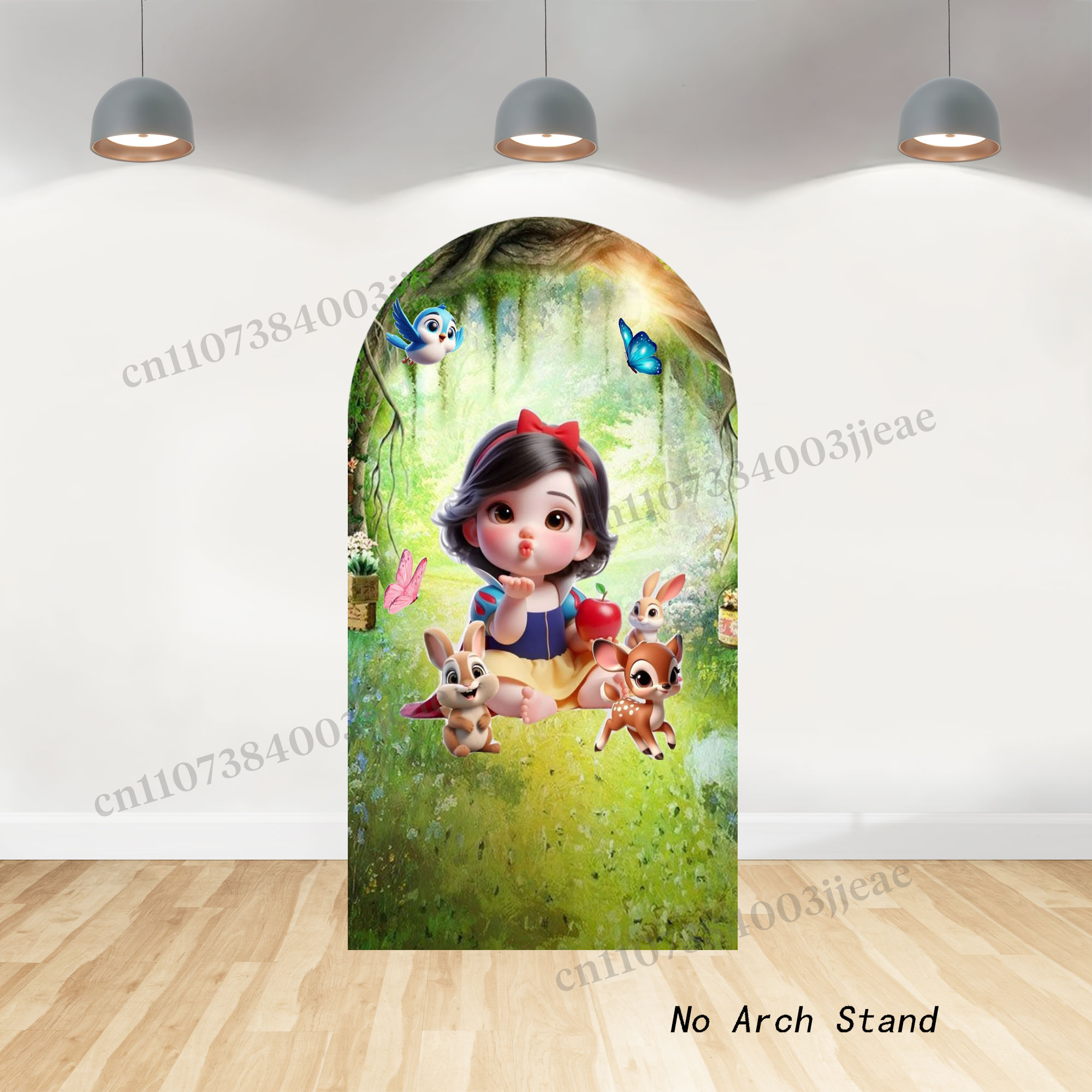 Snow White Baby Backdrop Arch  - Baby Nursery Ideas Girl recension och pris