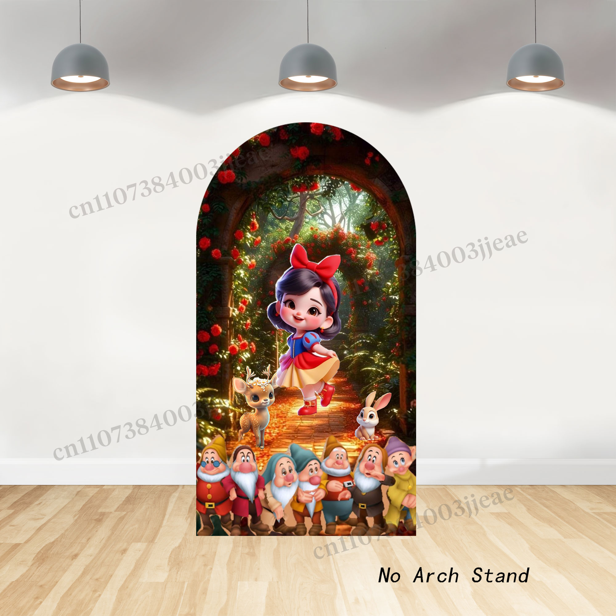 Snow White Baby Backdrop Arch  - Baby Nursery Ideas Girl recension och pris