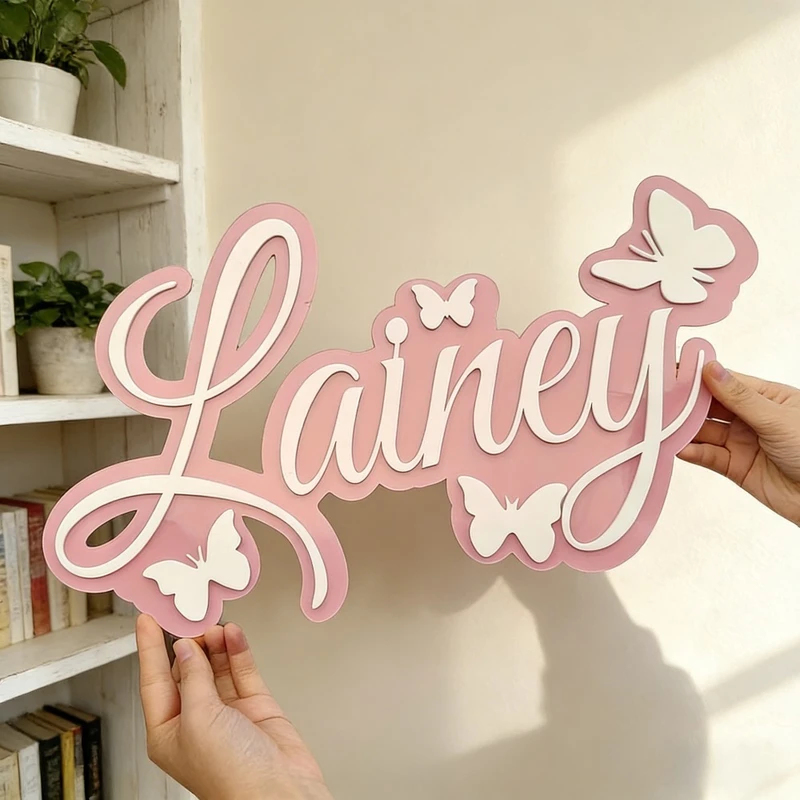 Personalized Baby Name Plaque, - Baby Nursery Toy recension och pris