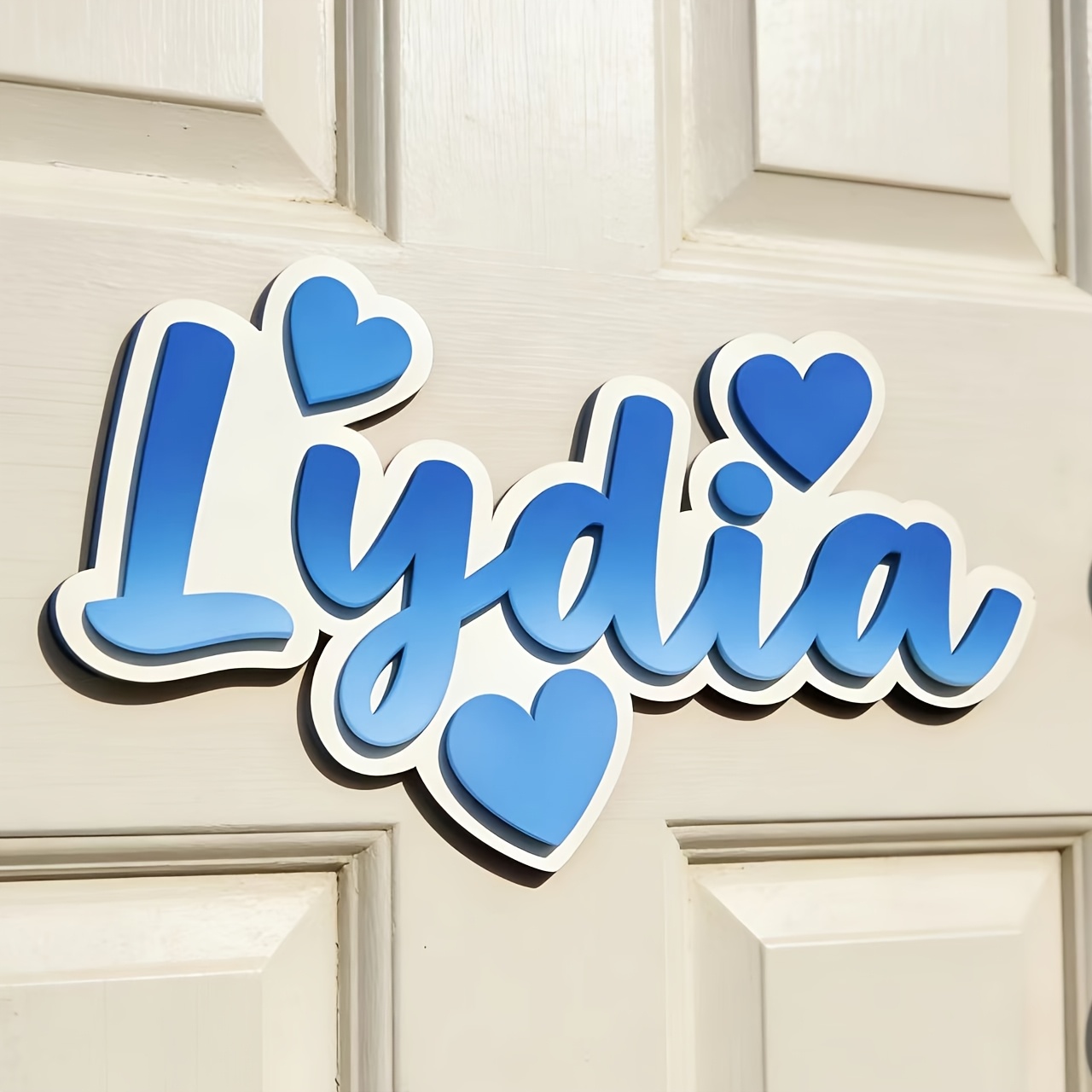 Personalized Gradient Heart Na - Baby Nursery Toy recension och pris