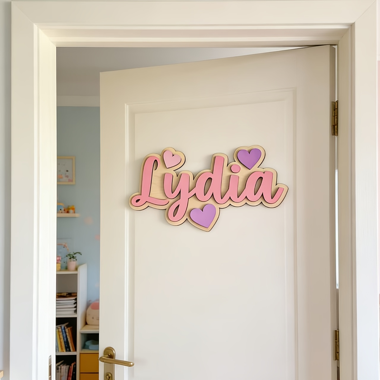 Personalized Gradient Heart Na - Baby Nursery Toy recension och pris