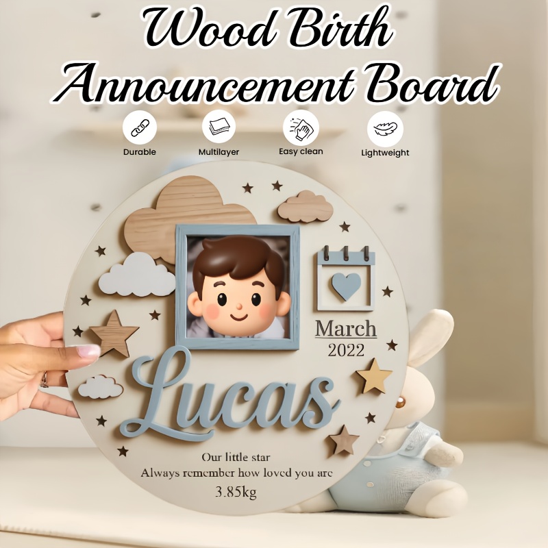 Personalized Baby Photo Frame, - Baby Nursery Toy recension och pris