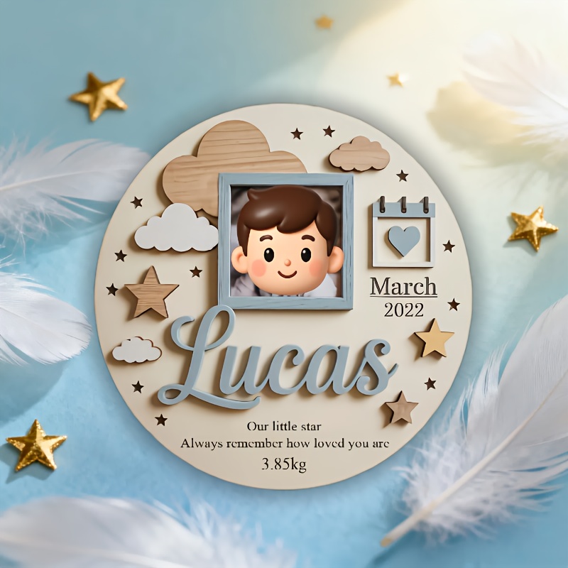 Personalized Baby Photo Frame, - Baby Nursery Toy recension och pris