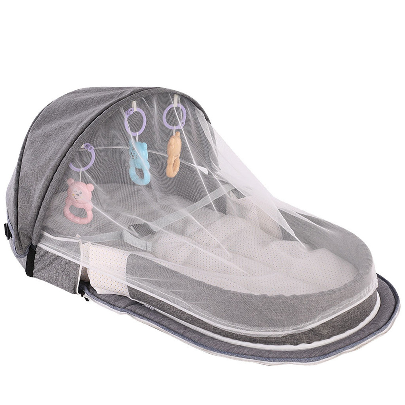 Baby Bed Folding Portable Baby - Baby Nursery Items recension och pris