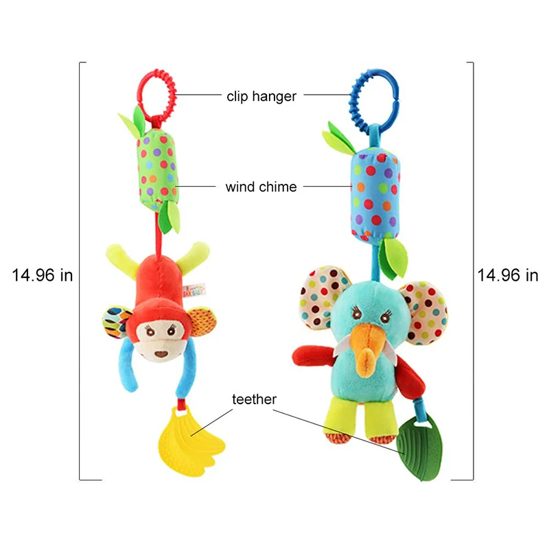 Baby Crib Hanging Rattles Toys - Baby Nursery Mobile recension och pris