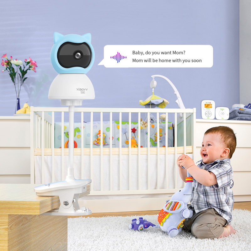4MP WiFi xiaovv indoor Baby Mo - Baby Nursery Mobile recension och pris