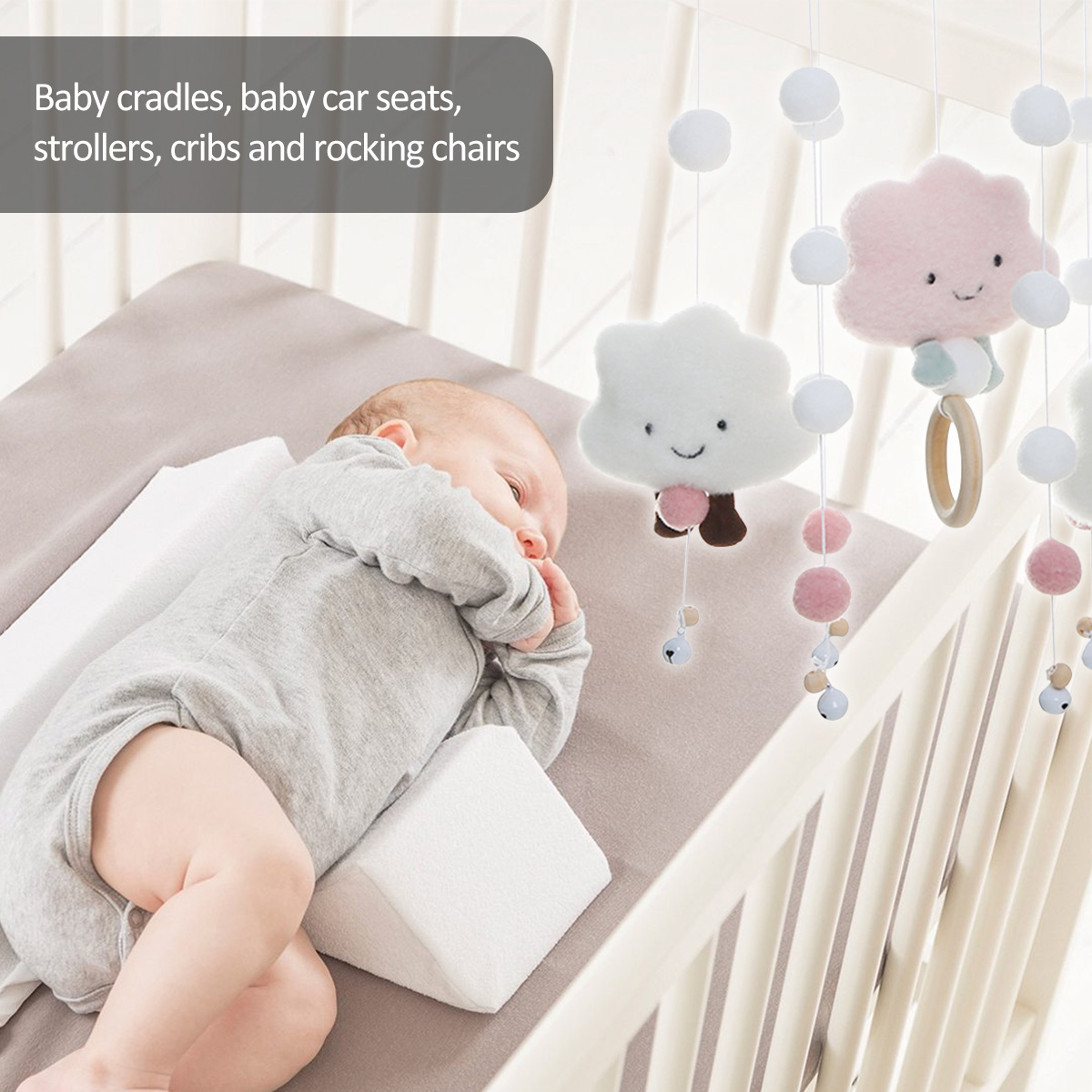 Mobile Wind Chimes with Cloud  - Baby Nursery Mobile recension och pris