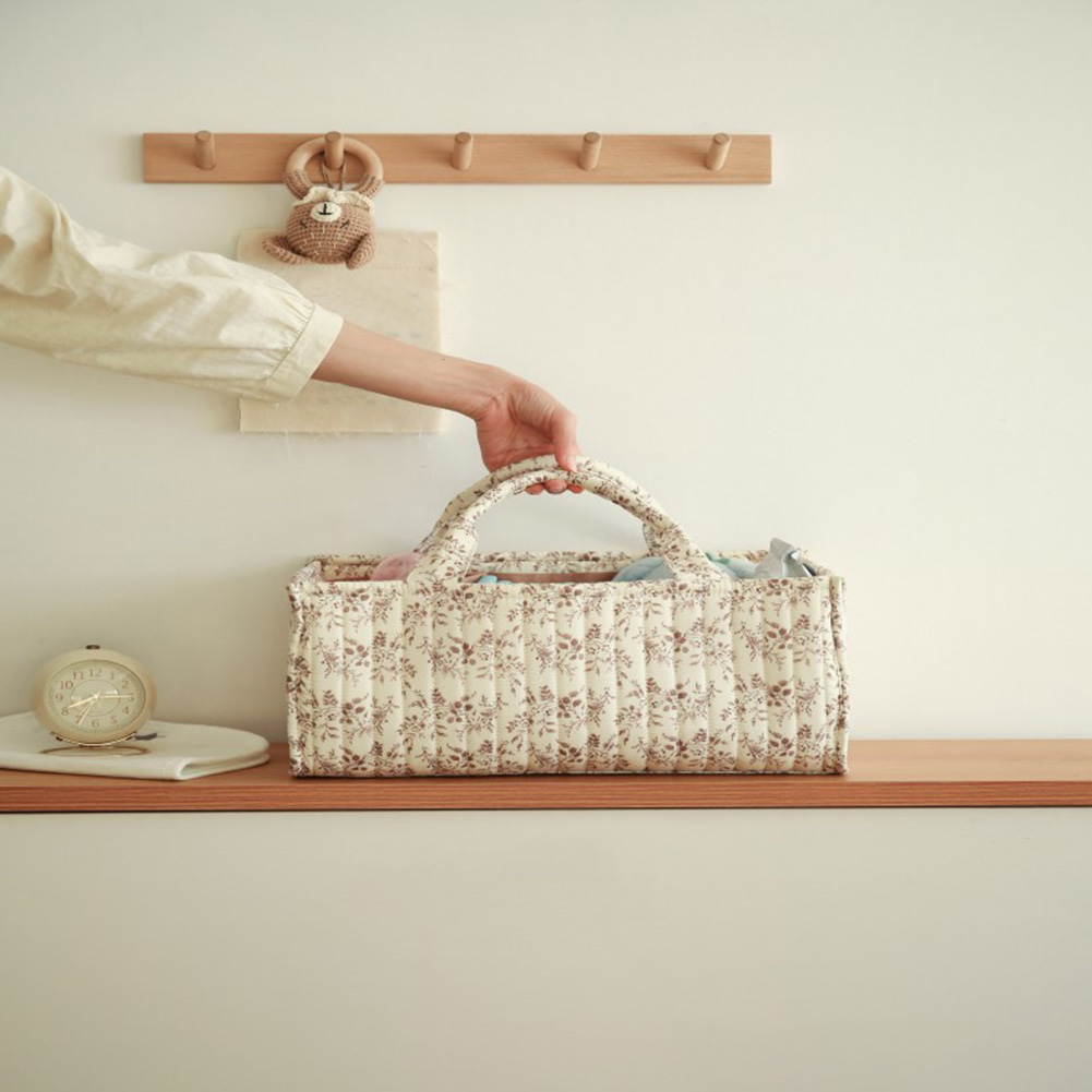 Floral Nursery Storage Basket  - Baby Nursery Must Haves recension och pris