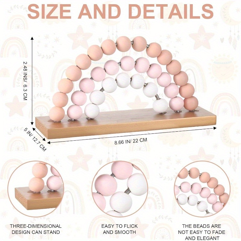 Rainbow Girl 3D Baby Room Deco - Baby Nursery Pink recension och pris