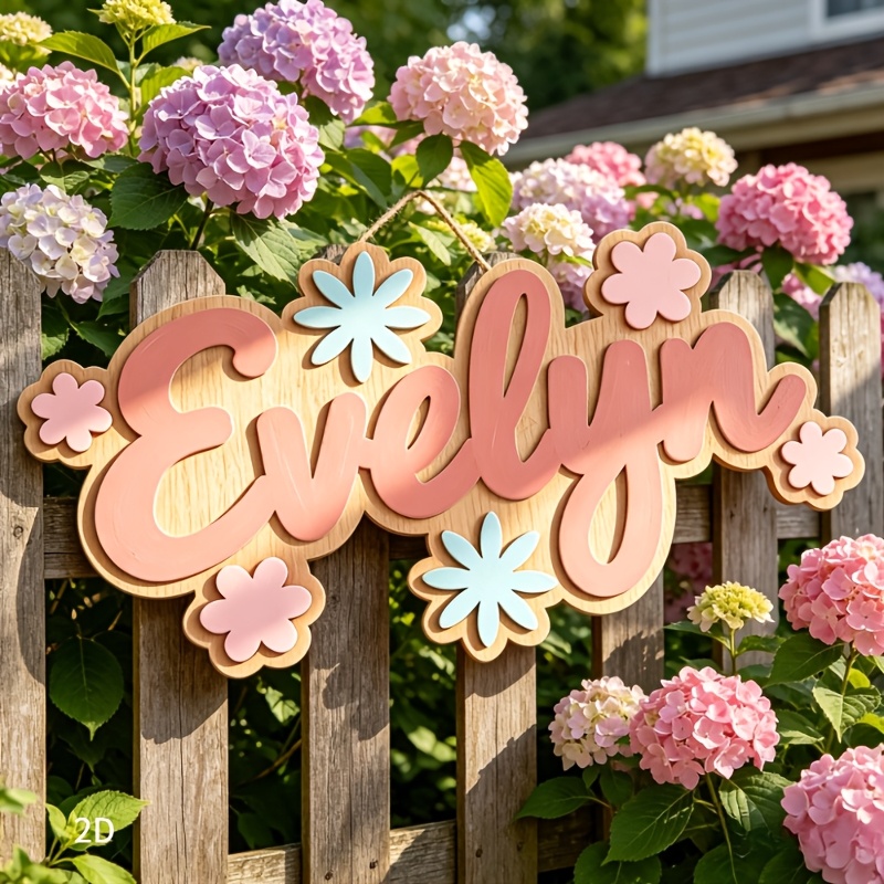 Personalized Floral Themed Nam - Baby Nursery Toy recension och pris