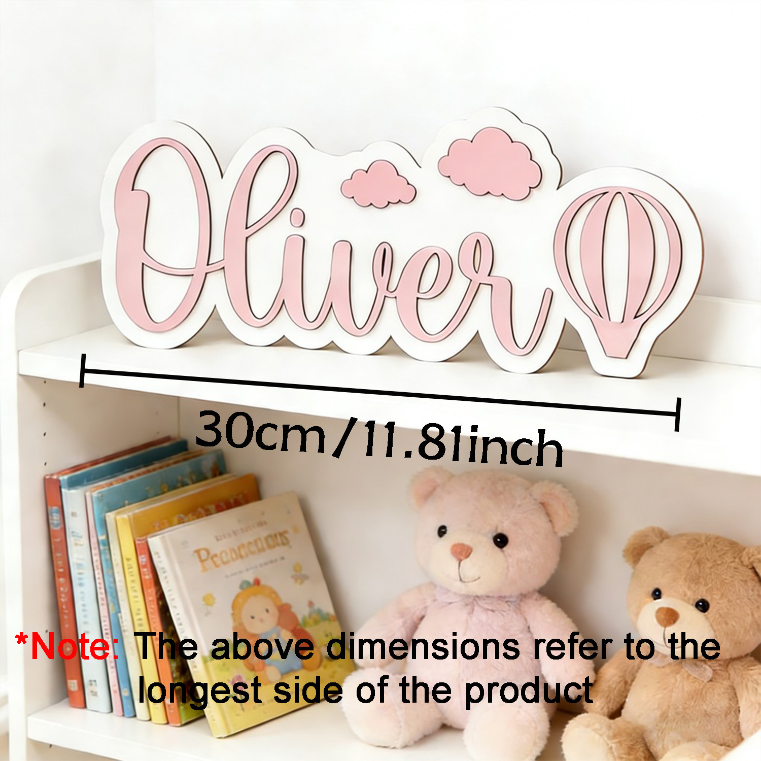Personalized Hot Air Balloon & - Baby Nursery Toy recension och pris