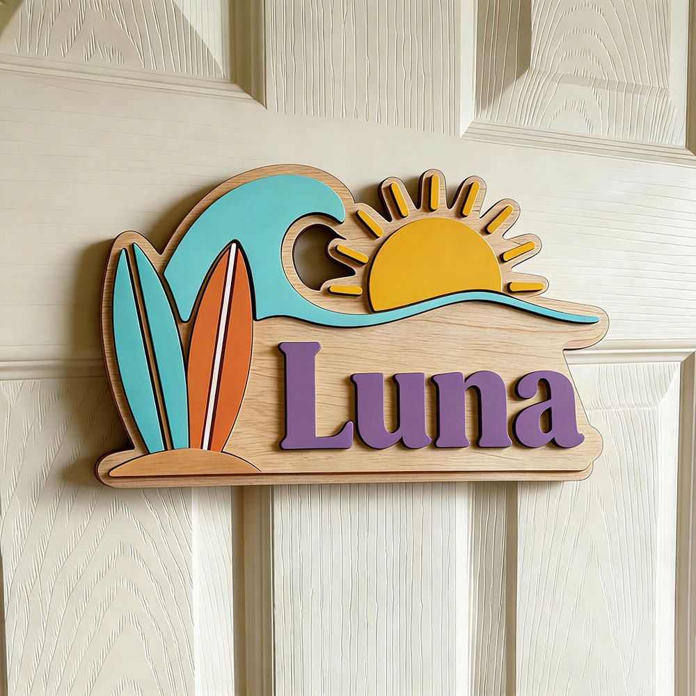 Custom Beach Wave Surfboard Su - Baby Nursery Toy recension och pris