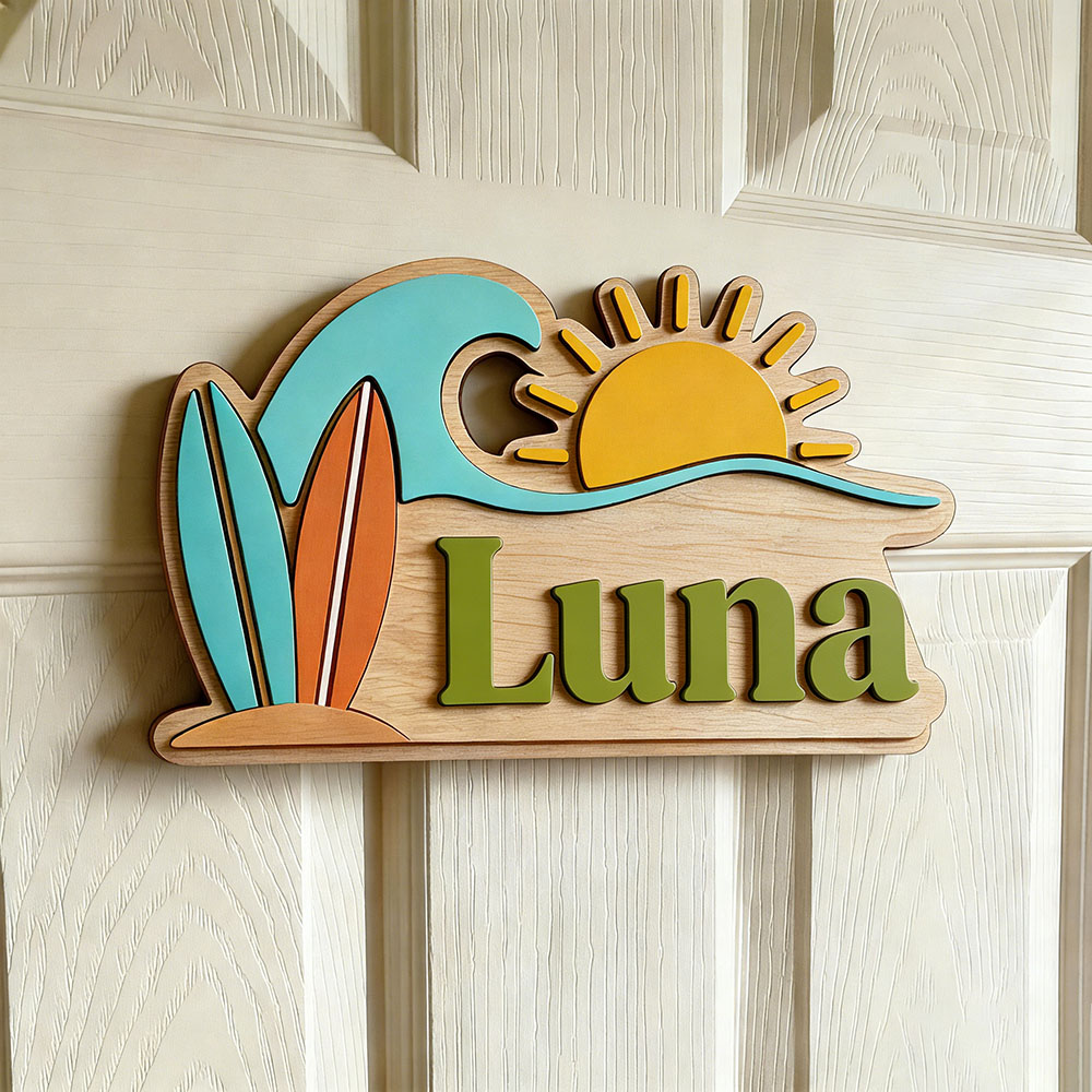 Custom Beach Wave Surfboard Su - Baby Nursery Toy recension och pris