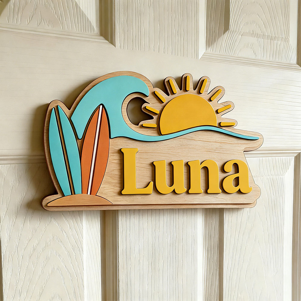 Custom Beach Wave Surfboard Su - Baby Nursery Toy recension och pris