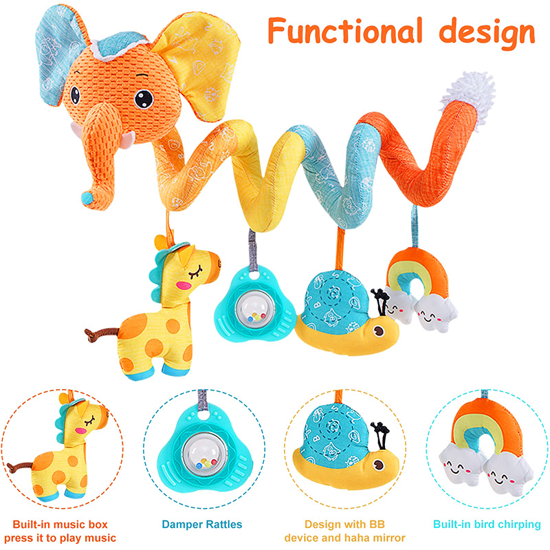 Car Seat Toys Infant Color Ele - Baby Nursery Mobile recension och pris