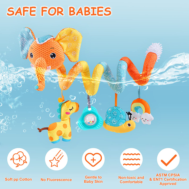 Car Seat Toys Infant Color Ele - Baby Nursery Mobile recension och pris