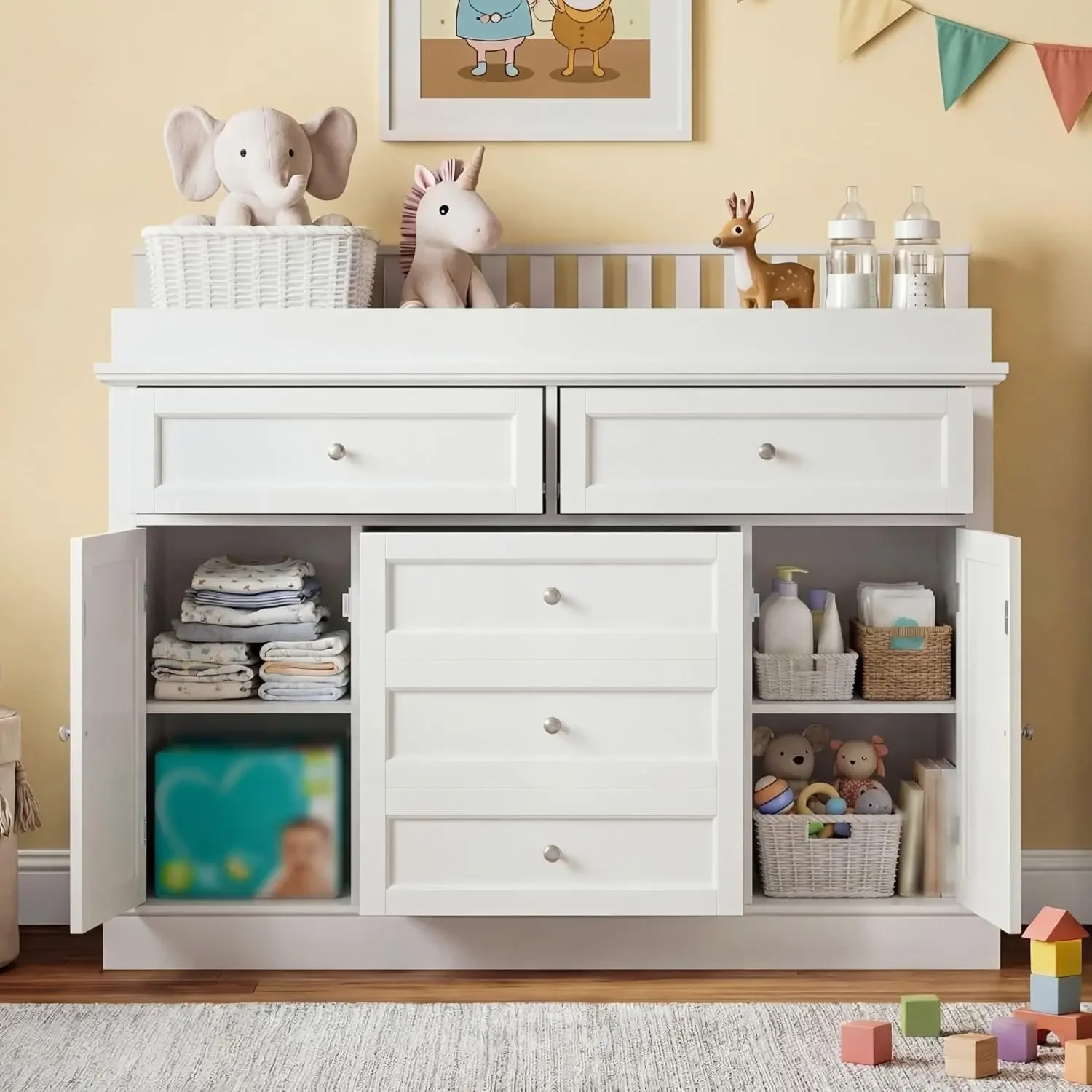 46 Baby Dresser with Changing  - Baby Nursery Dresser Changing Table recension och pris