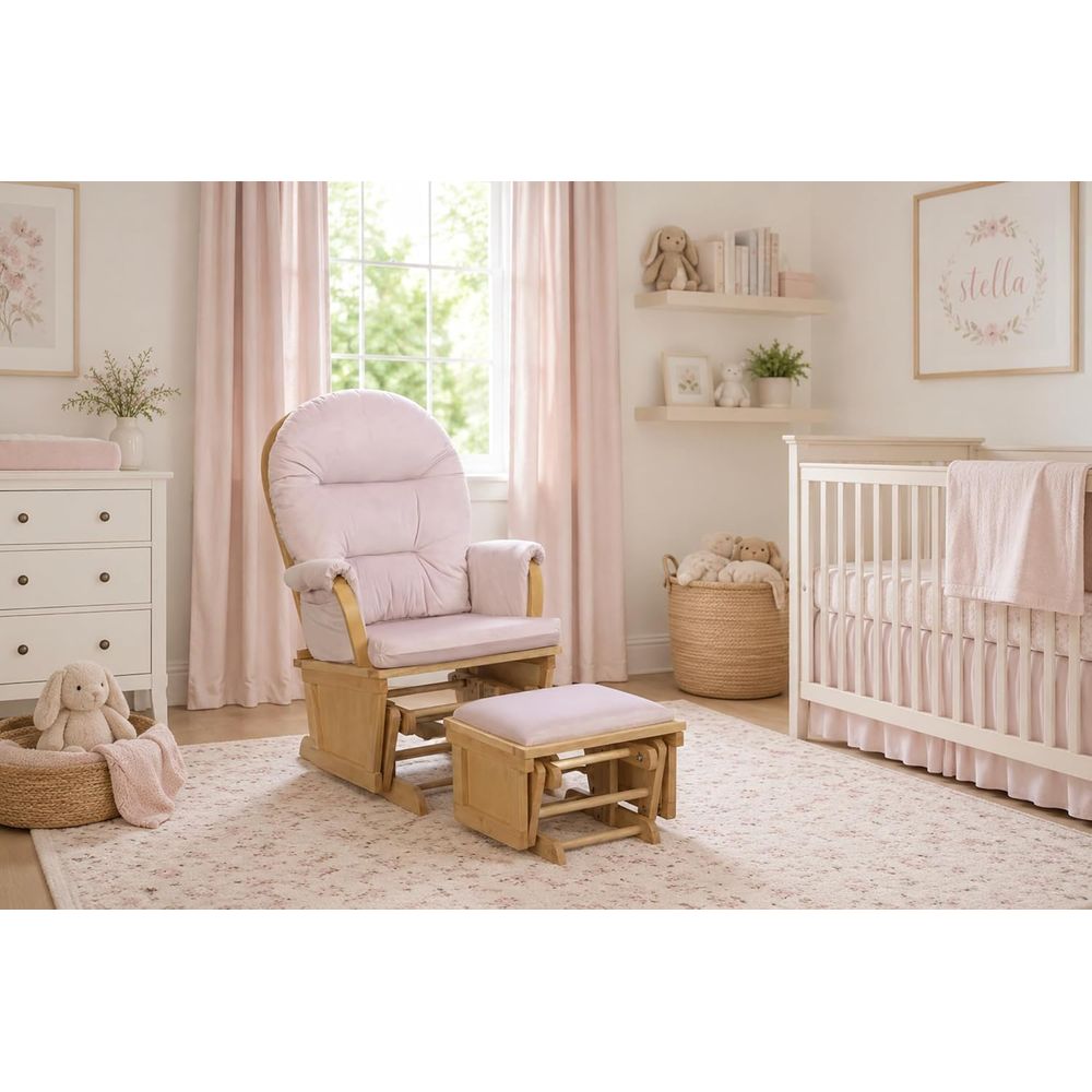 Madison Nursery Rocking Chair  - Baby Nursery Pink recension och pris
